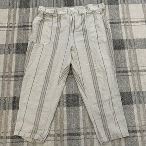 Seashore striped pants - Anthropologie